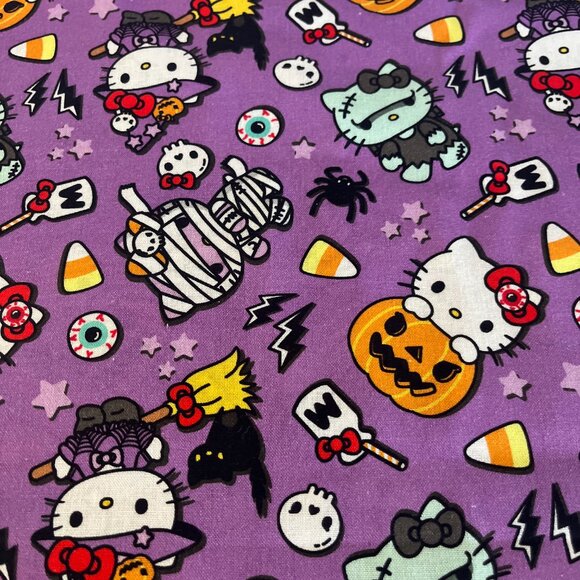 Darling HELLO KITTY HALLOWEEN Handmade Pillowcase fits a Standard or Queen Pillo - Picture 2 of 2